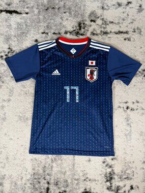 Adidas Japan Home Captain Tsubasa Uchiha #17 Anime Soccer Football Jersey